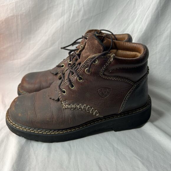 Ariat Canyon - Soft Toe Lace-up Work Boots - Women's 7B (10001254 17728) - Picture 3 of 6